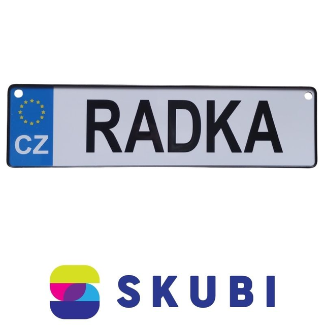Nekupto Originální SPZ cedulka Radka