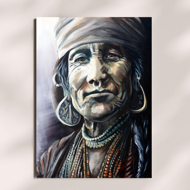 Reproduction A3 sur papier cartonné – « Humla » – Bellule Art