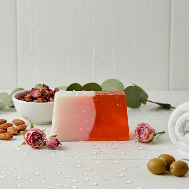 Sapone Naturale Rosa del Giappone Fatto a Mano Saules