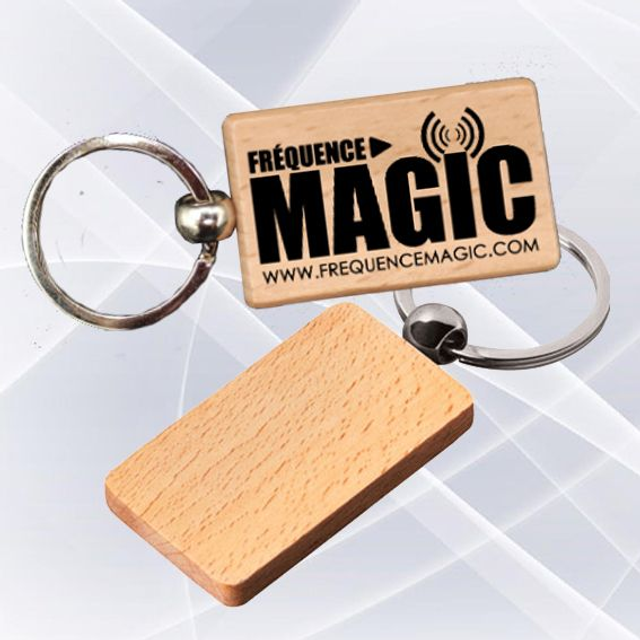 PORTE CLES RECTANGULAIRE GRAVE