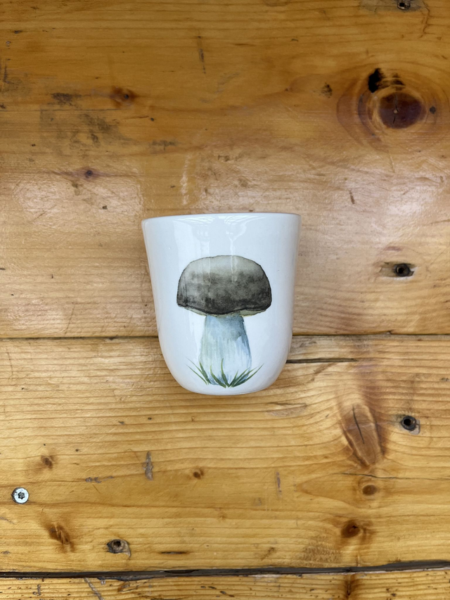 Becher bauchig Steinpilz