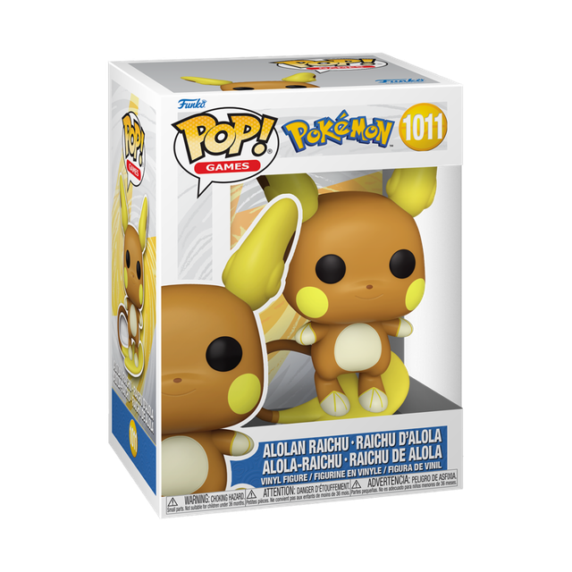 Funko - POKEMON - POP Funko 1011 - Raichu (Alolan) 