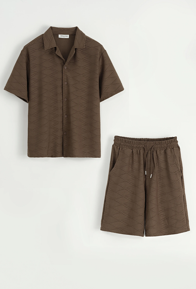 ENSEMBLE CHEMISE ET SHORT HOMME FRILIVIN