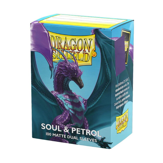 Dragon Shield DS Sleeves (100) Matte Dual – Soul &amp; Petrol