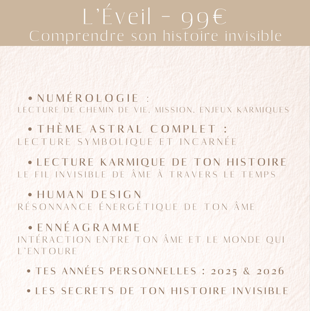 Lecture des secrets de votre histoire d’âme