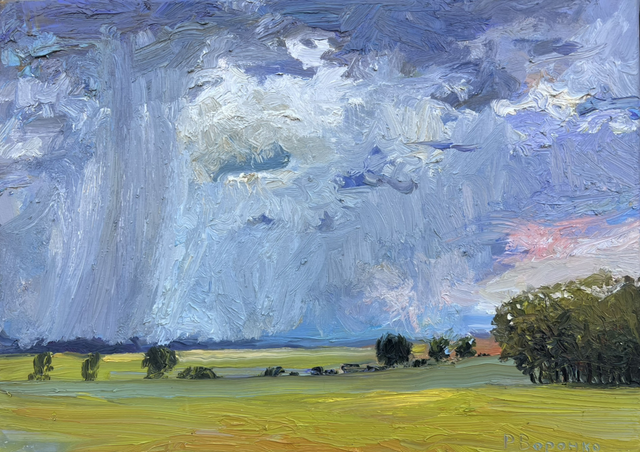 „Echos des Horizonts“ – Öl auf Leinwand, 50 × 70 cm | 2024
