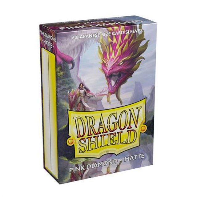 Dragon Shield - Matte Japanese Size Sleeves 60pk - Pink Diamond