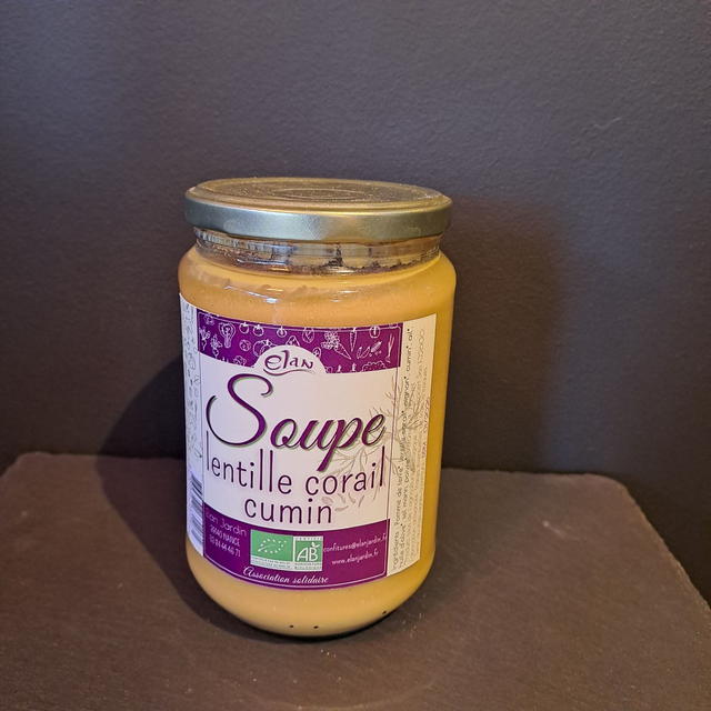 Soupe lentille corail cumin – 750 ml