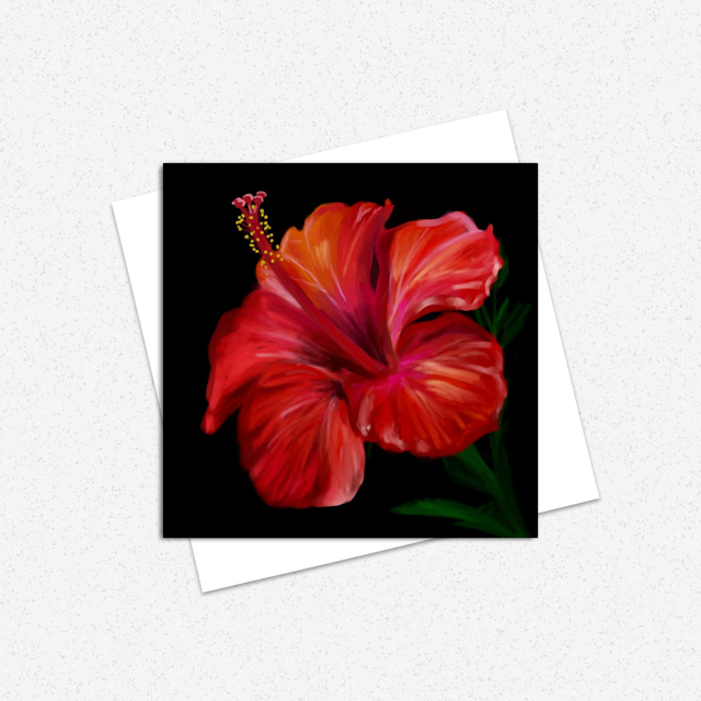 Hibiscus Greeting Card