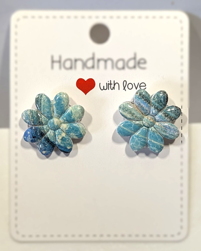 Boucles d'oreilles fleur