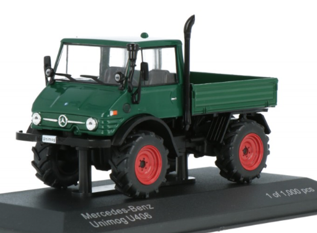 Mercedes Benz Unimog U406 Withe Box 1:43
