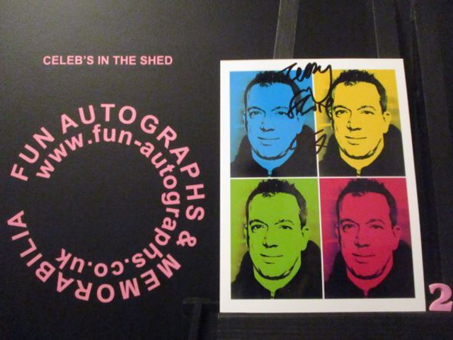 Terry Stone Authentic Autographed 6x4.5 Pop Art Limited Edition (2)