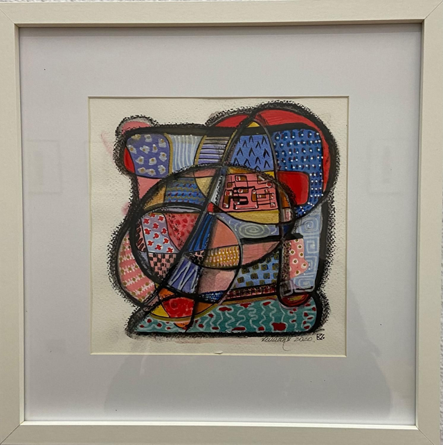 ART MIXED MEDIA TNRS008 ORIGINAL ART