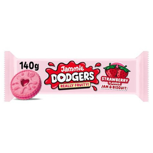 Jammie Dodgers Strawberry Flavour 140g