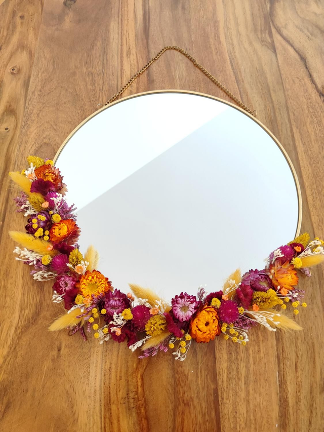 Miroir fleuri - Frida