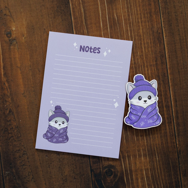 Bloc-Notes Chien d'Hiver