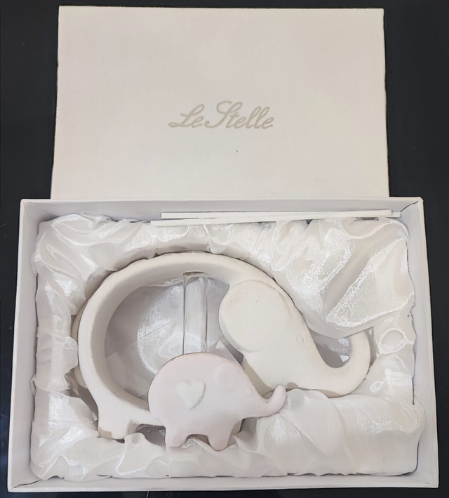 Profumatore Elefantini In Porcellana