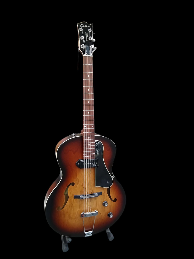 Godin 5th Avenue Kingpin P90 Vintage Burst