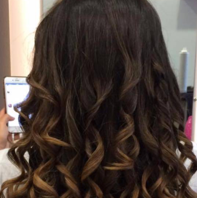 Coupe et brushing cheveux long 