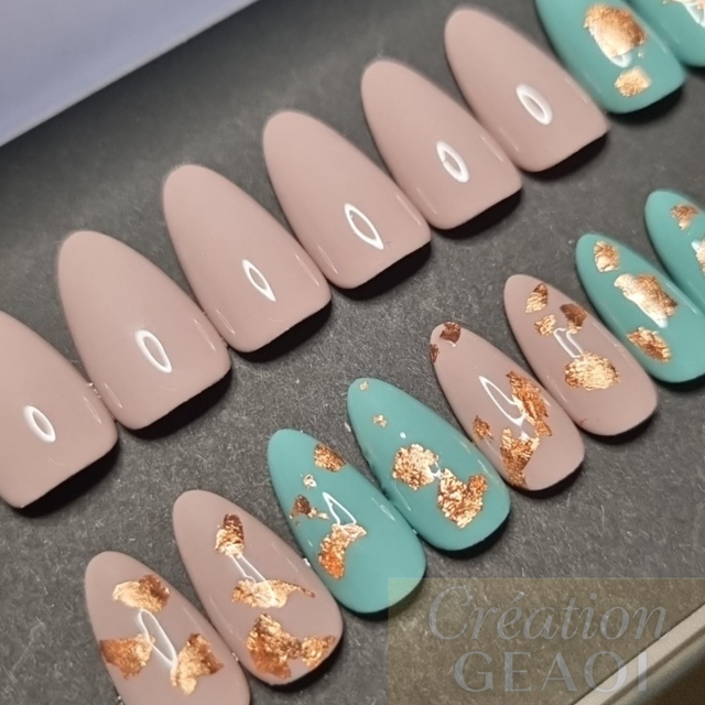 Mix kat copper leaves little Amande S créer sur commande délai de 7jours ouvrable