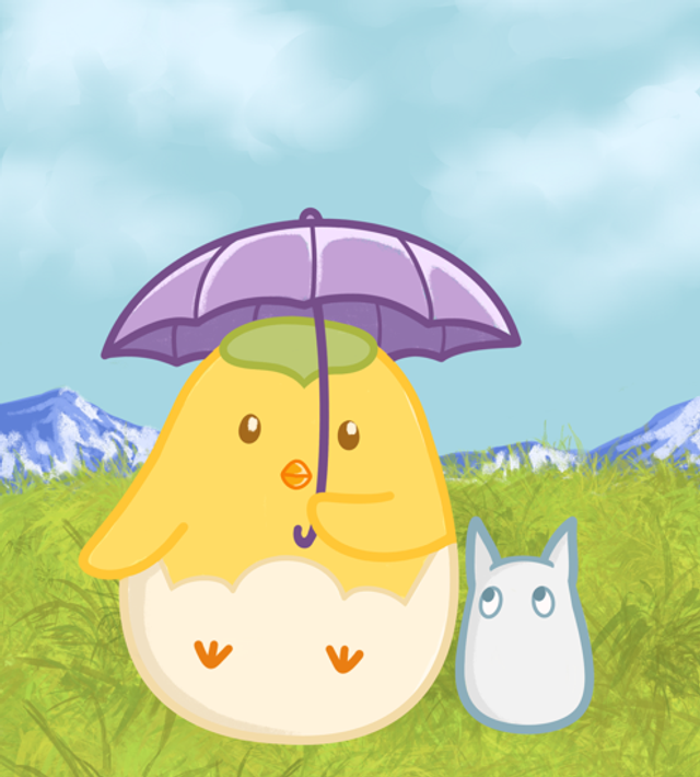 Print Piyou Totoro