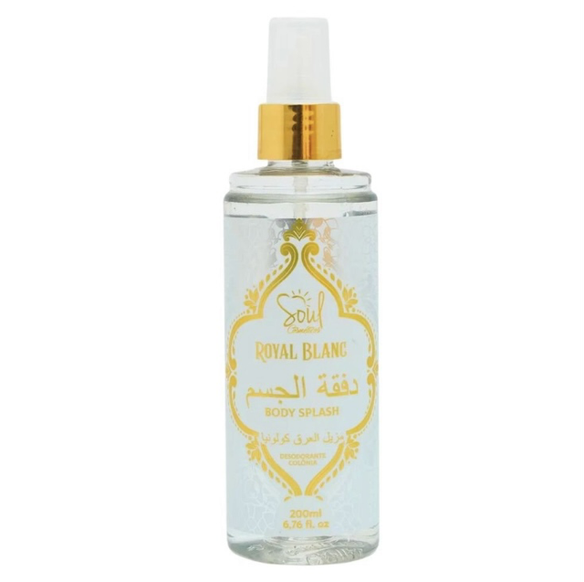 Body Splash Royal Blanc Desodorante Colônia Soul Cosméticos 200ml