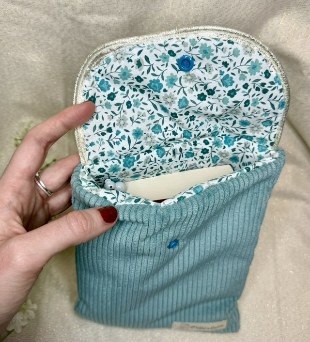 Pochette à livre Azur - Format POCHE