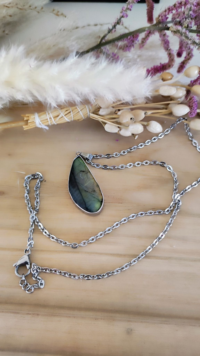 Pendentif Homme Labradorite