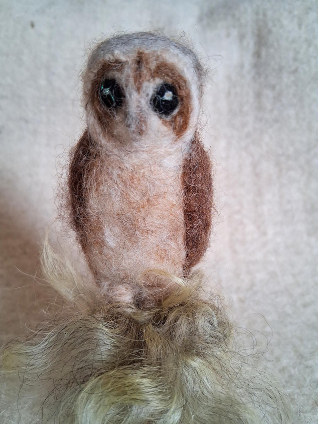 Needle Felt Owls
