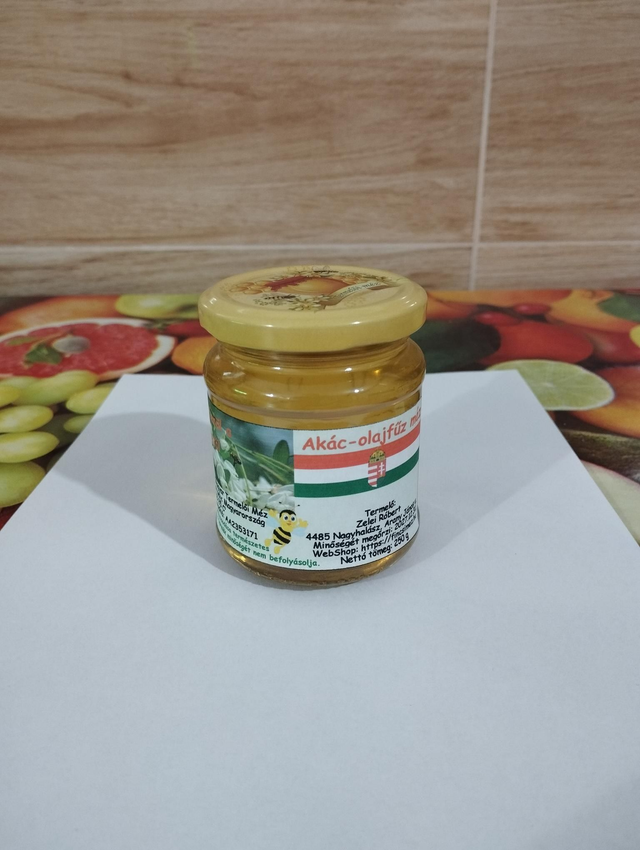 Termelői Akác- Olajfűz Méz 0,25 kg