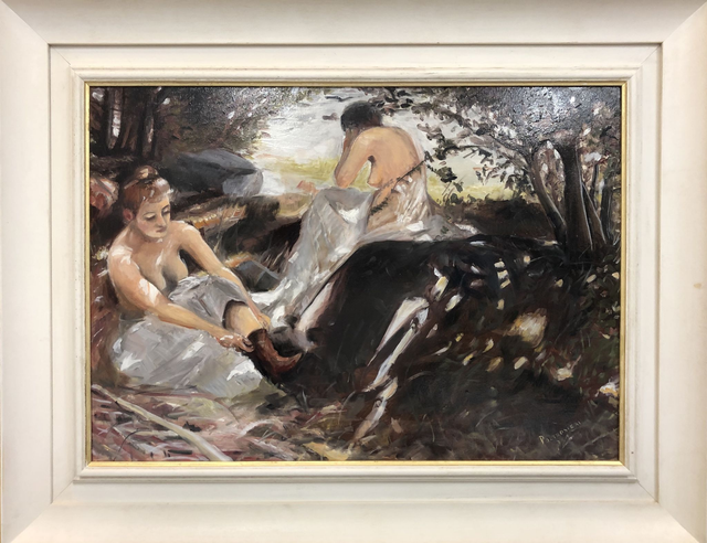 Copia da Zorn, olio su tela 50 x 70 cm. (Daniele Poltronieri)