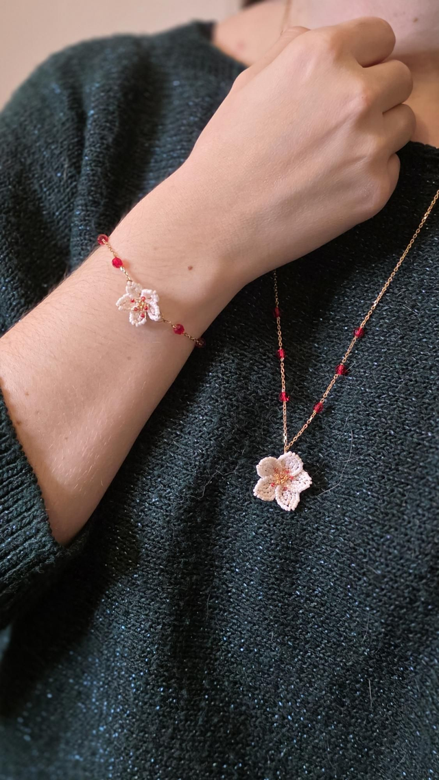 Sautoir White Christmas