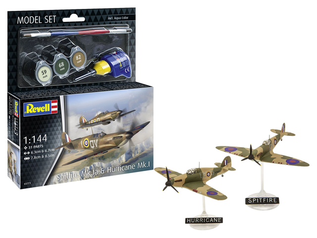 Spitfire Mk.Ia &amp; Hurricane Mk.I - Model Set 
