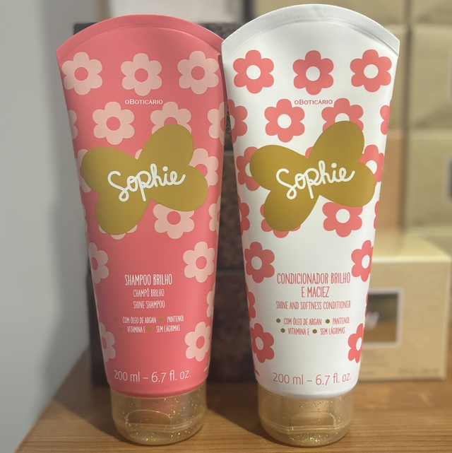 Sophie - for children - shampoo and conditioner (shampoo e condicionador para crianças)