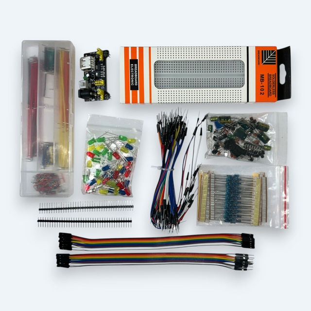 Arduino Starter Kit Inkl. Power Supply Modul, Breadboard & Zubehör