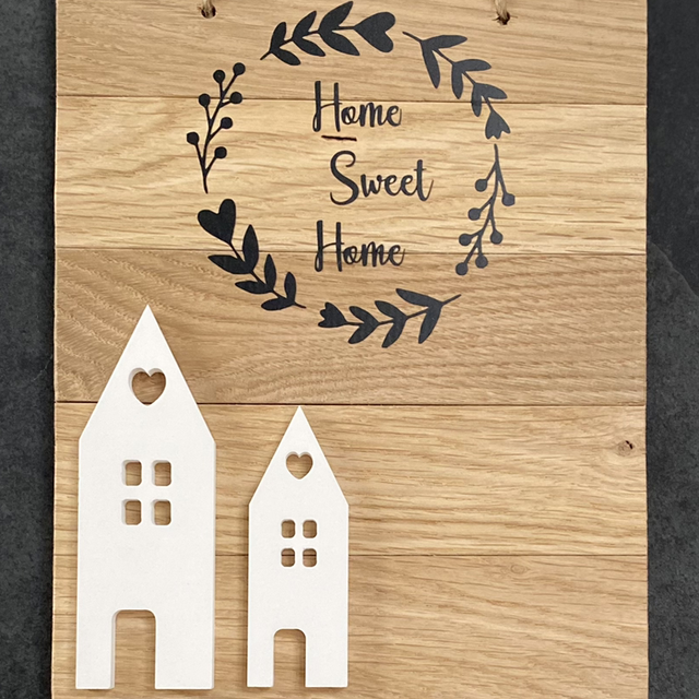 Türschild "Home Sweet Home"