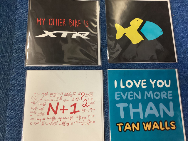 Postcards ! assorted designs, one of each left! 