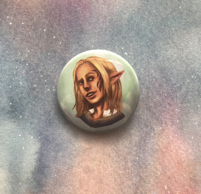 Dragon Age - Zevran Arainai Button-B29