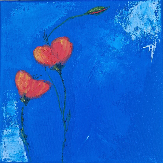 Acrylique sur toile | COQUELICOTS