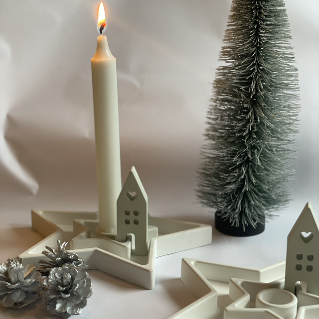 Stabkerzenhalter - Stern 🌟 