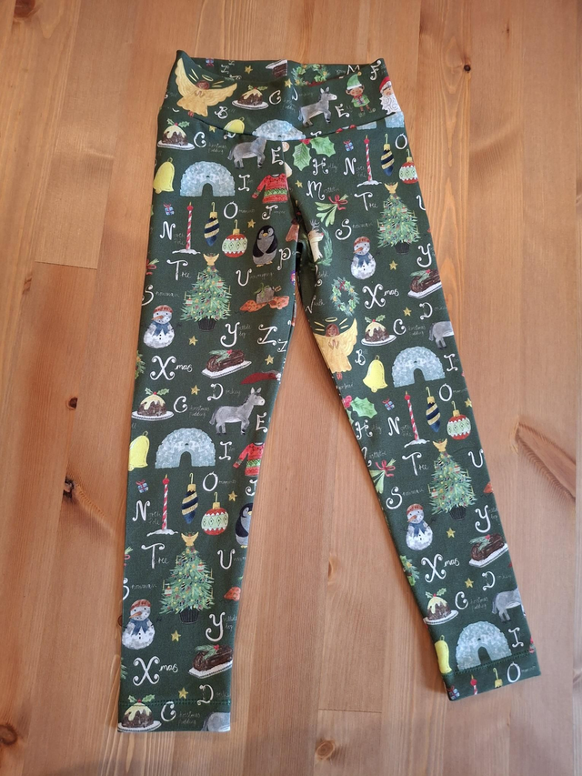 Children's Leggings - Christmas Alphabet