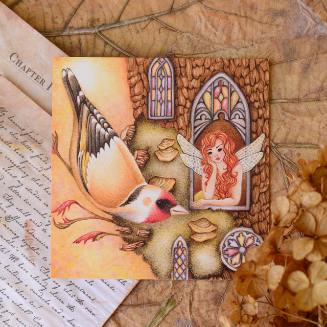 &quot;A Tree Fairy&quot; postcard