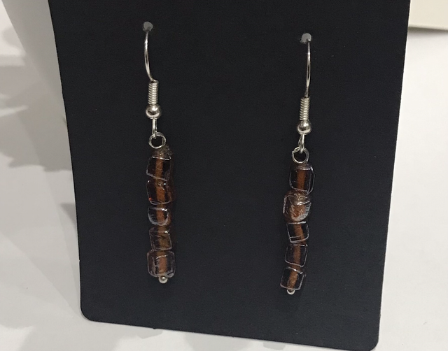Brown Dangling Earrings-BDE9767