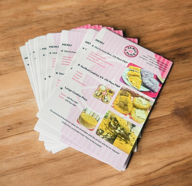 5000 single sided A5 flyers