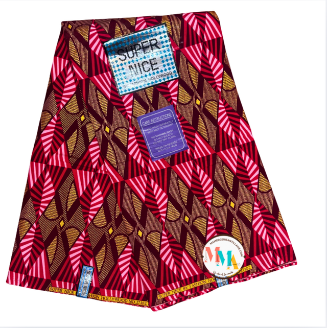 Wax Bambari 5m40 Coton Pailleté 