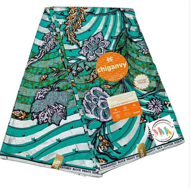 Wax Gwendal 5m40 Coton pailleté