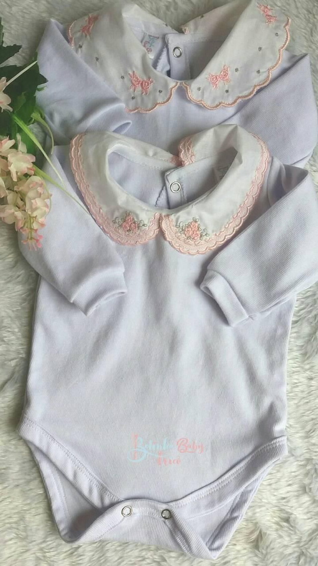 Bory com gola bordada