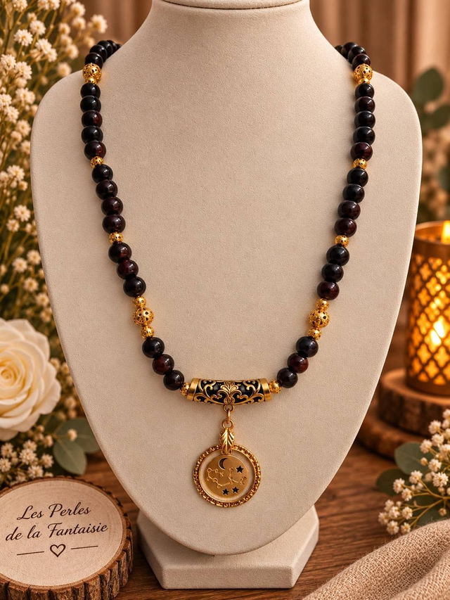 Collier en pierres naturelles – Signe astrologique