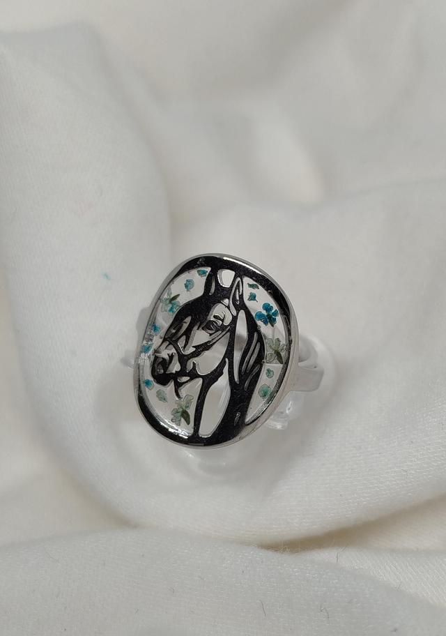Bague Spirit coloris bleu 