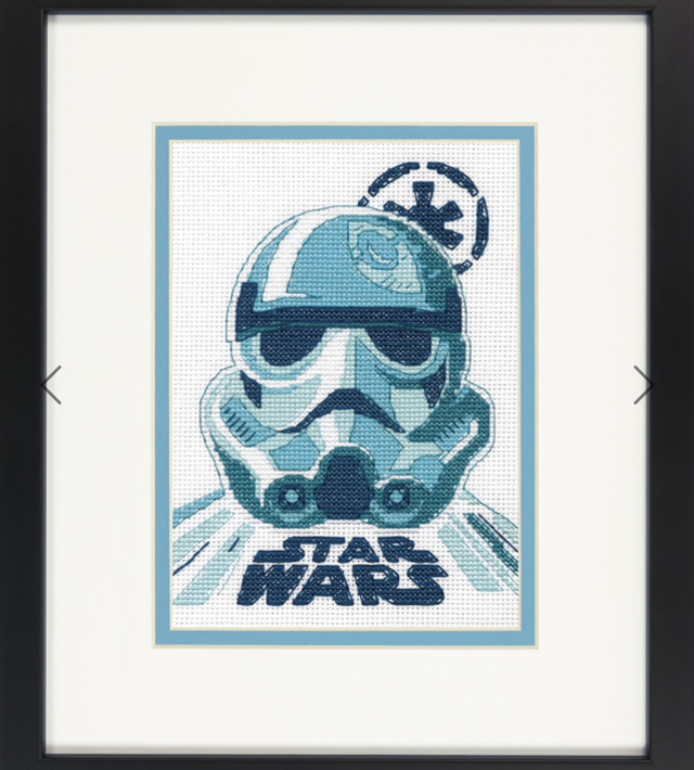 Counted Cross Stitch Kit: Stormtrooper